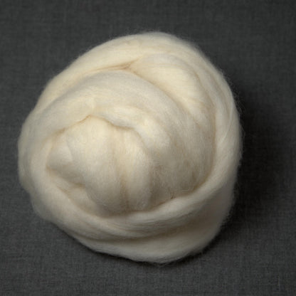 Undyed Superwash BFL Blue Face Leicester (4oz) | Combed Top / Roving