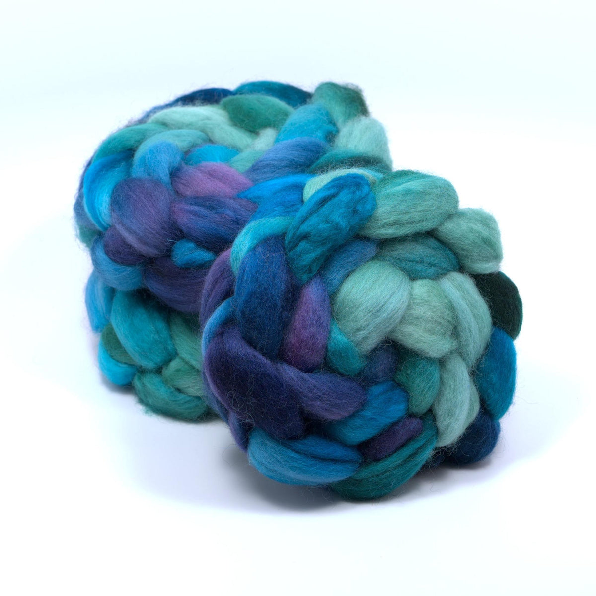 Hand Painted BFL Roving (4oz) | Combed Top for Spinning and Felting