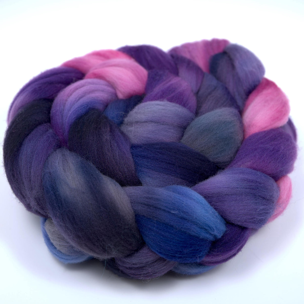 Hand Painted Rambouillet Roving (4oz) | Combed Top for Spinning and Felting