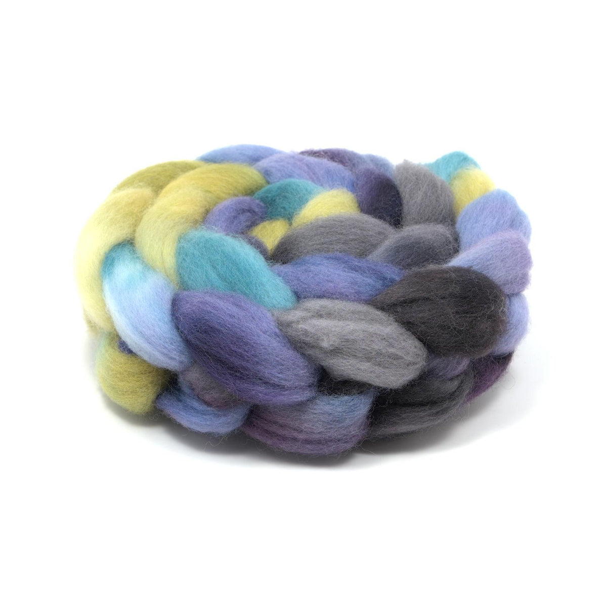 Hand Painted Corriedale Roving (4oz) | Combed Top for Spinning and Felting