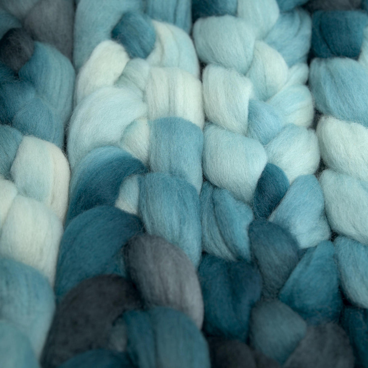Hand Painted Corriedale Roving (4oz) | Combed Top for Spinning and Felting