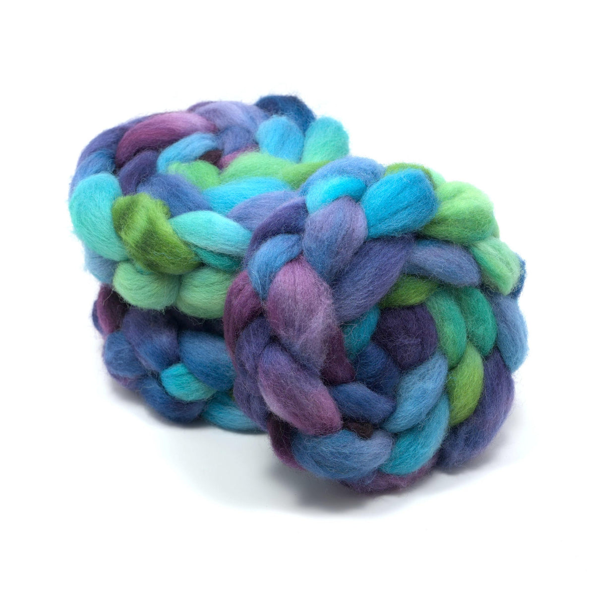 Hand Painted Lleyn Roving (4oz) | Combed Top for Spinning and Felting