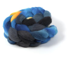 Load image into Gallery viewer, Hand Painted Blue Faced Leicester Roving (4oz) | Combed Top for Spinning and Felting