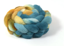 Load image into Gallery viewer, Hand Painted Blue Faced Leicester Roving (4oz) | Combed Top for Spinning and Felting