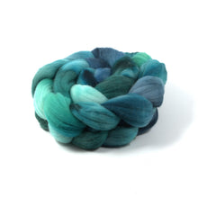 Load image into Gallery viewer, Hand Painted Rambouillet Roving (4oz) | Combed Top for Spinning and Felting