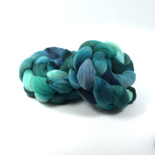 Load image into Gallery viewer, Hand Painted Rambouillet Roving (4oz) | Combed Top for Spinning and Felting