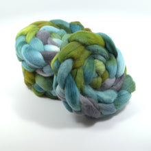 Load image into Gallery viewer, Hand Painted Blue Faced Leicester Roving (4oz) | Combed Top for Spinning and Felting