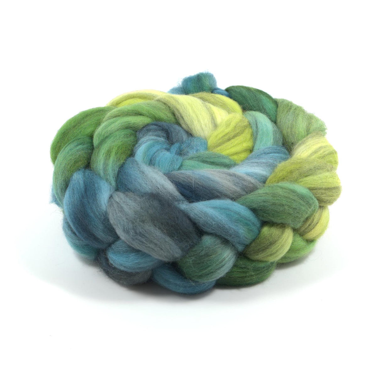 Hand Painted Merino Humbug Roving (4oz) | Combed Top for Spinning and Felting