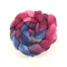 Load image into Gallery viewer, Hand Painted Blue Faced Leicester Roving (4oz) | Combed Top for Spinning and Felting