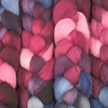 Load image into Gallery viewer, Hand Painted Blue Faced Leicester Roving (4oz) | Combed Top for Spinning and Felting