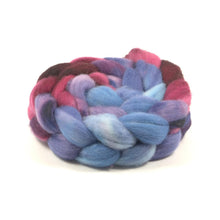 Load image into Gallery viewer, Hand Painted Blue Faced Leicester Roving (4oz) | Combed Top for Spinning and Felting