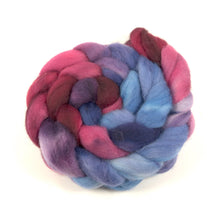 Load image into Gallery viewer, Hand Painted Blue Faced Leicester Roving (4oz) | Combed Top for Spinning and Felting