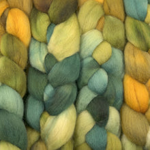 Load image into Gallery viewer, Hand Painted Blue Faced Leicester Roving (4oz) | Combed Top for Spinning and Felting