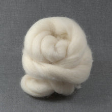 Load image into Gallery viewer, Jacob Wool - Natural White - Undyed (4oz) | Combed Top / Roving for Spinning and Felting