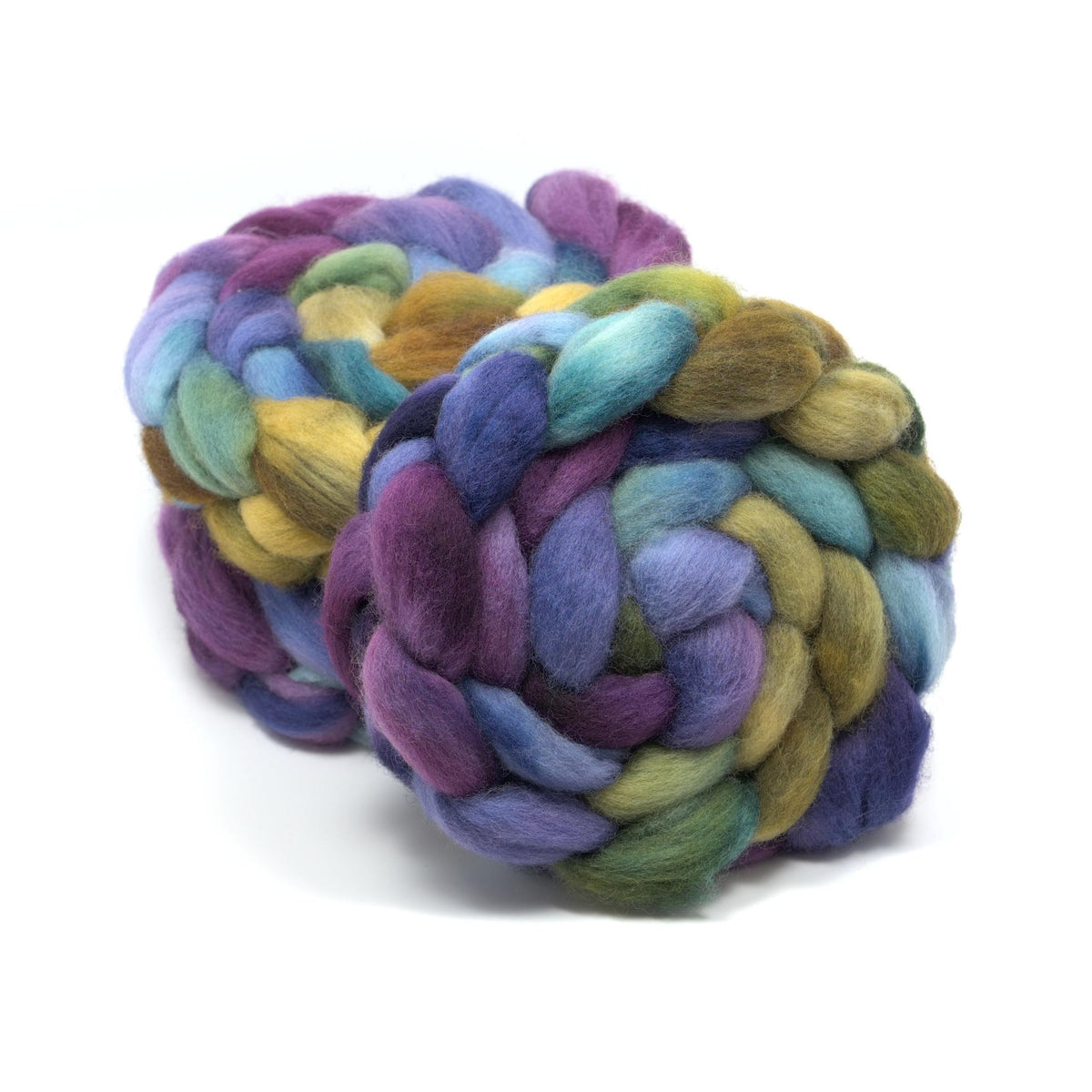 Hand Painted Corriedale Roving (4oz) | Combed Top for Spinning and Felting