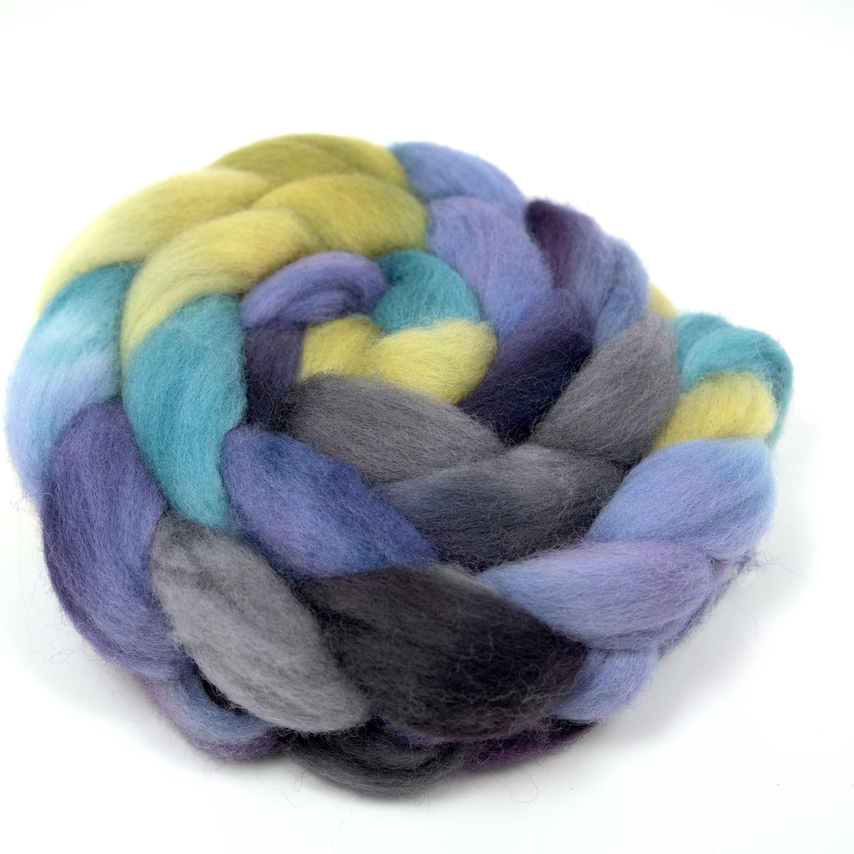 Hand Painted Corriedale Roving (4oz) | Combed Top for Spinning and Felting
