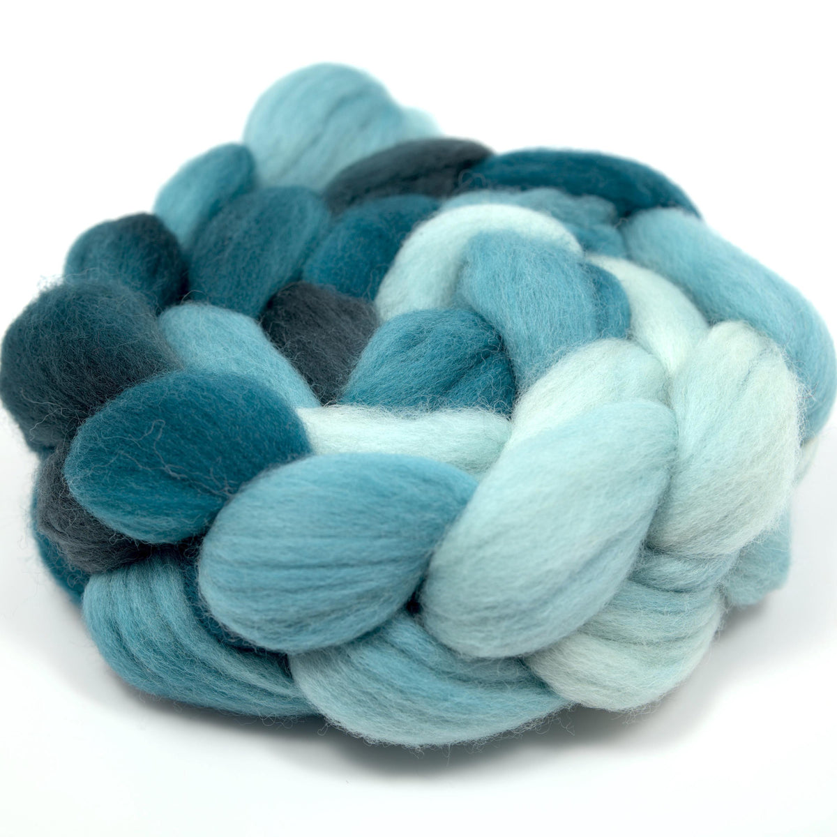 Hand Painted Corriedale Roving (4oz) | Combed Top for Spinning and Felting
