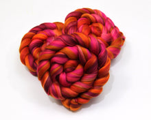 Load image into Gallery viewer, Merino Wool Roving (combed top) - Custom Blended Commercially Dyed Roving for Spinning or Felting - 4 oz