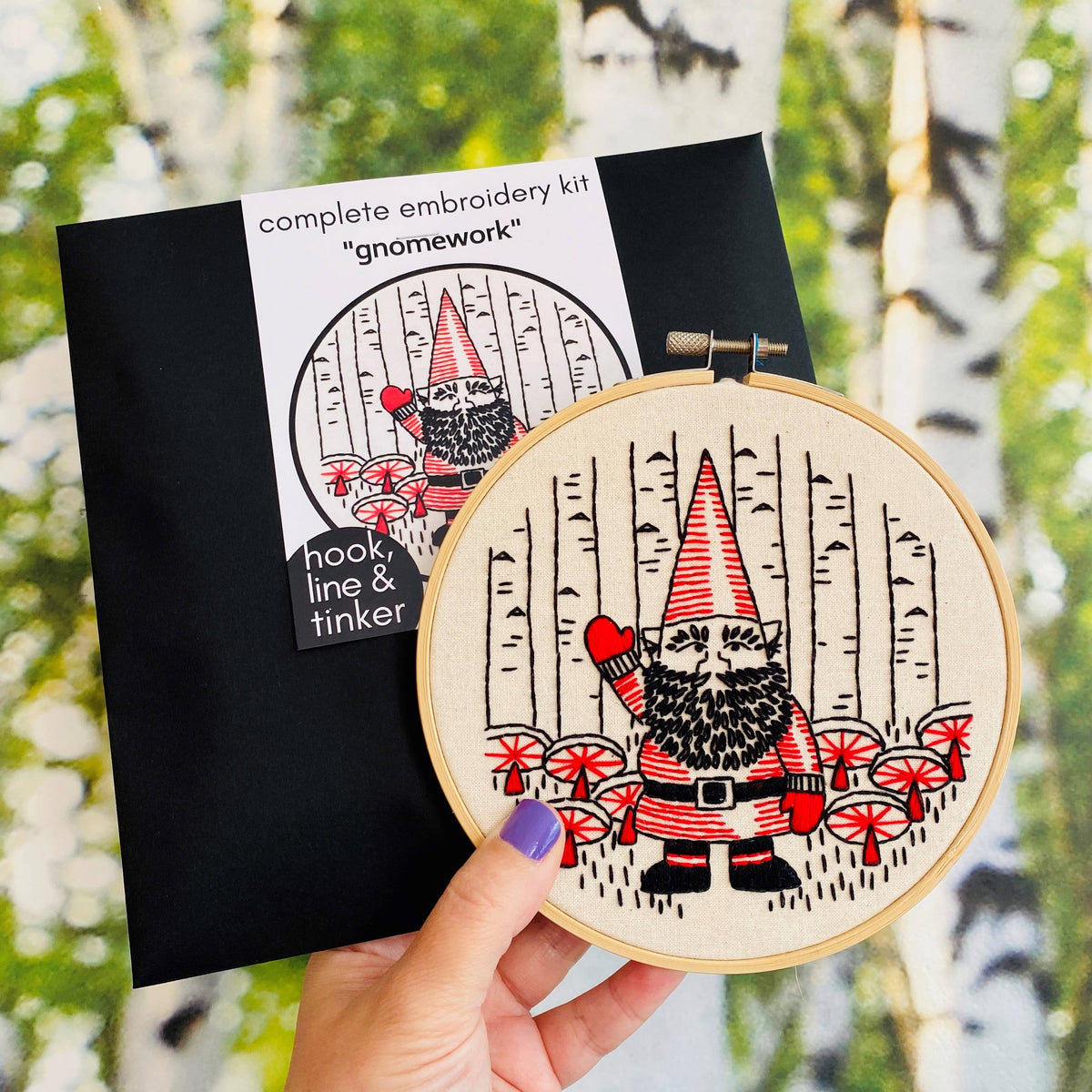 Gnomework Embroidery Kit