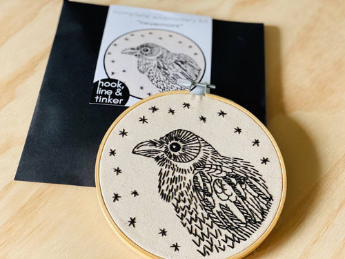 Nevermore Embroidery Kit