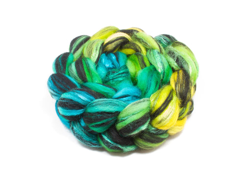 Blueface Lecester BFL Wool/ Silk (4oz) | Combed Top / Roving for Spinning and Felting