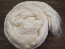 Load image into Gallery viewer, Merino / Bamboo / Tussah (Combed Top) - Undyed Spinning Fiber (4oz)